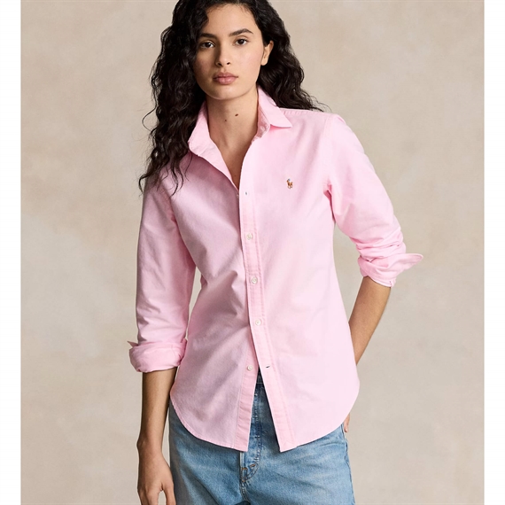 Polo Ralph Lauren Slim Fit Oxford Skjorte, Bath Pink 